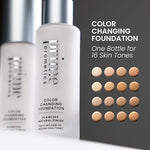 Prime Prometics Color Changing Foundation for Mature Women | Instantly Adapts to Your Skin Tone, Buildable Light-to-Medium Coverage, 12-Hour Wear, Natural Dewy Finish, Hypoallergenic