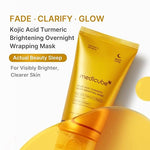 medicube Wrapping Mask Kojic Acid Turmeric- Overnight Peel Off Facial Mask | Vitamin C Brighten & Defends Against Skin Stress - For a Clear, Glowing Complexion, Korean Skin Care, 2.53 fl.oz