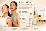 ETERNITY 5-Step Anti-Aging Skincare Set - Complete Face Care Routine with Cleanser, Wrinkle Correcting Serum, Eye Cream, Day Cream SPF 30 & Night Cream | Luxury Skincare Gift Set