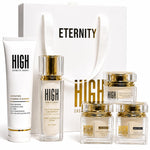 ETERNITY 5-Step Anti-Aging Skincare Set - Complete Face Care Routine with Cleanser, Wrinkle Correcting Serum, Eye Cream, Day Cream SPF 30 & Night Cream | Luxury Skincare Gift Set